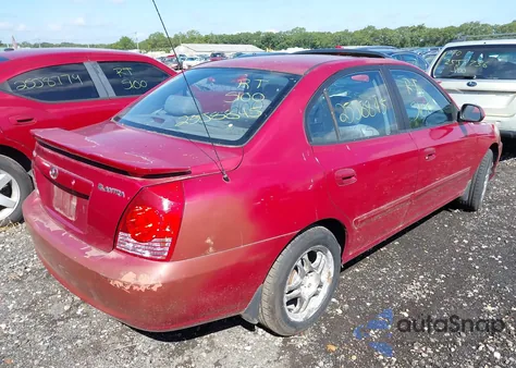 2005 Hyundai Elantra Gls/Gt from USA, damaged, VIN KMHDN46D05U071294